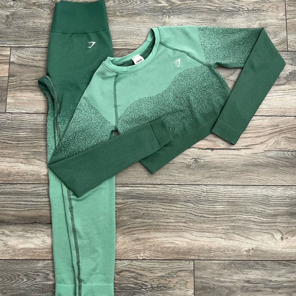 adapt ombre seamless gymshark set